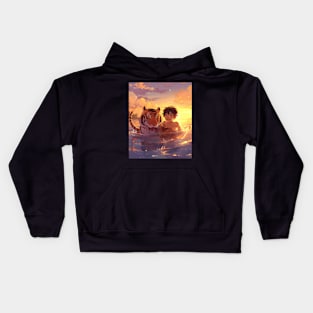 Calvin and Hobbes Exploring Existence Kids Hoodie